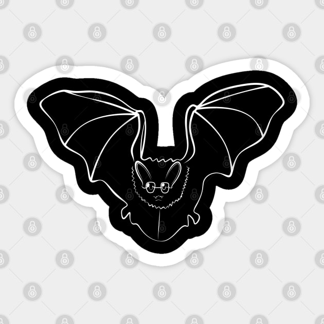 The Cute Bat Sticker by Sqpine